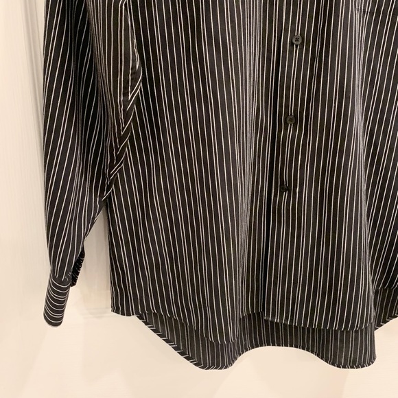 BALMAIN Vintage Striped Button Up Long Sleeve Shirt - Picture 4 of 10